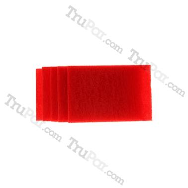 JA14X18REDBX5 Pad-12x18 Inch (red) (5 Pack) : MVP