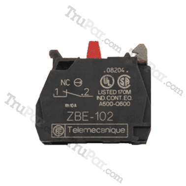 ZBE102 Nc Contact Block: Telemecanique