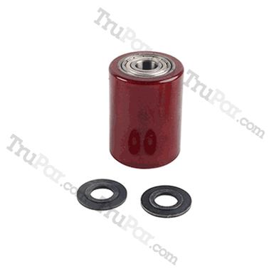 PT2748W-29 Standard Poly Wheel Assembly: Jet (CPO Pallet Jacks)