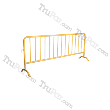 SYPRAIL-102-HD-Y Yellow Crowd Control Barrier: Total Source®