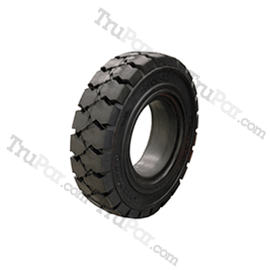 TIRE-570SP-SMH Solid Pneu. 7.00-12 Lug Tire: Helmar