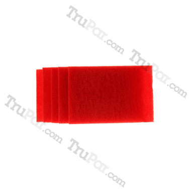 JA14X18REDBX5 Pad-12x18 Inch (red) (5 Pack) : MVP