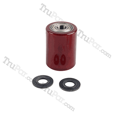 PT2748W-29 Standard Poly Wheel Assembly: Jet (CPO Pallet Jacks)