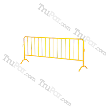 SYPRAIL-102-Y Yellow Crowd Control Barrier: Total Source®